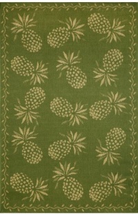 Tommy Bahama Rugs Thatcher Pineapple Moss Indoor / Outdoor Rug 7'10 x 9'10