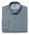 Keep your office look in line with this striped dress shirt from Geoffrey Beene.