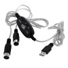 USB MIDI Cable Converter PC to Music Keyboard