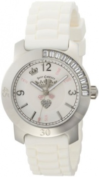 Juicy Couture Women's 1900548 BFF White Jelly Strap Watch