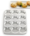 Can't top this-skip the bottom & go straight to the top with this fun & totally fulfilling muffin top pan. Perfect for just making your favorite part of the muffin, this aluminum pan boasts superior heat conductivity for evenly golden brown results each & every time. Lifetime limited warranty.