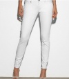 G by GUESS Suzette Super Skinny Jeans- Optic White