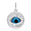 Bling Jewelry 925 Sterling Silver Moving Evil Eye Pendant