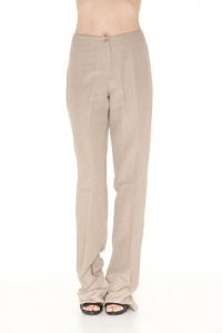 Armani Collezioni BEIGE Linen Pants Trousers, 8, Beige