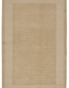 Nourison Westport Solid Sand  8.0-Feet by 10.6-Feet 100% Wool Room Size Rug