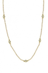 Effy Jewlery 14K Yellow Gold 18 Diamond Necklace, .21 TCW