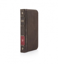 Twelve South BookBook for iPhone 5, All-in-one leather iPhone case and wallet, Vintage Brown