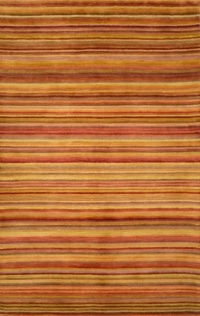 Liora Manne Petra Stripe Sunset Contemporary 8' x 10' Rug- 9048-18