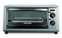 Black & Decker 4-Slice Toaster Oven, Silver