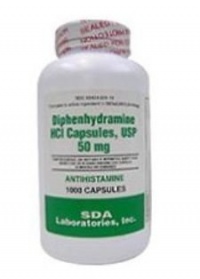 Diphenhydramine HCI 50 Mg Allergy Medicine and Antihistamine 1000 caps