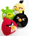 Inspired by the latest gaming craze, Angry Birds, these decorative pillows feature four of your favorites characters in bright colors and plush fabric for a whimsical addition to your decor.