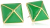 Kate Spade New York Locked In Green Studs