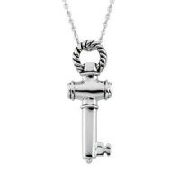 Sterling Silver The Covenant Key With Ss Chain The Covenant Key(Father/Mentor) With Chain