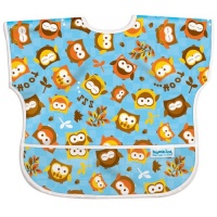 Bumkins Waterproof Junior Bib, Blue Owl