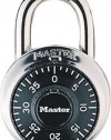 Master Lock 1500D Dial Combination Lock, 1-7/8-Inch, Black