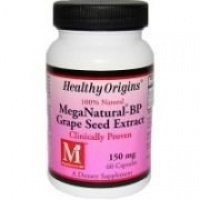 Healthy Origins Mega Natural BP-Grape Seed Extract Multi Vitamins, 150 Mg, 60 Count