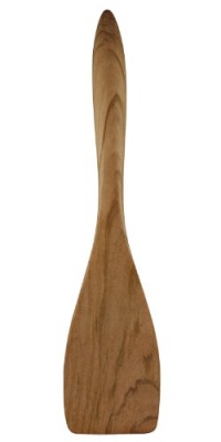 Berard French Olive Wood Large 14-Inch Handcrafted Wood Spatula, Terra Collection