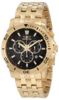 Invicta Men's 6793 Pro Diver Collection Chronograph 18k Gold-Plated Stainless Steel Watch