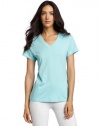 HUE Women's Short Sleeve V-Neck Sleep Tee