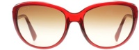 Prada 07OS LAE1Z1 Red 07os Cats Eyes Sunglasses