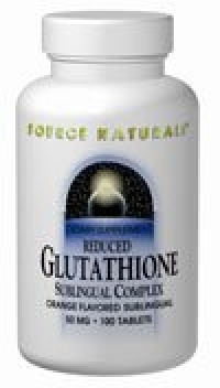 Source Naturals Reduced Glutathione Sublingual Complex 50 mg 100 Tablets