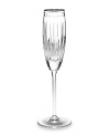 A stemware collection of utter sophistication. Designed in multi-faceted, full lead crystal with delicately tapered stems and polished platinum rims.