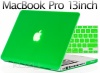 Kuzy - 2in1 GREEN 13inch Rubberized Satin Hard Case and Keyboard cover for NEW Macbook PRO 13.3 (A1278 with or without Thunderbolt) Aluminum Unibody