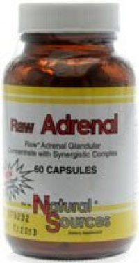 Natural Sources - Raw Adrenal, 60 capsules