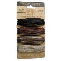 Natural Hemp Twine Bead Cord 1mm Four Color Variety 30 Feet Each