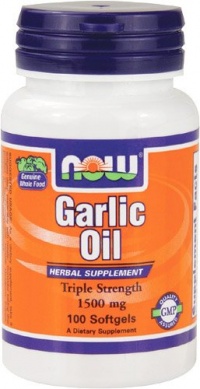 Now Foods Garlic Oil,Triple Strength,1500mg , Soft-gels, 100-Count