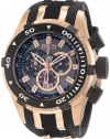 Invicta 0978 Reserve Men's Bolt Swiss Made Quartz Chronograph Tachymeter Polyurethane Strap Watch