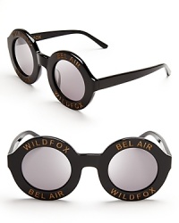 Known for its unique, California-inspired designs, WILDFOX debuts its foray into sunglasses with these attention-grabbing shades.