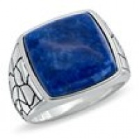 J.Goodman Sterling Silver Blue Sodalite Ring. Finger Size 11