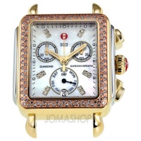 Michele Deco Chronograph Tri-Tone Ladies Watch MW06P01G8046