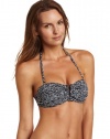 La Blanca Women's Nouveau Native Cup Bandeau Bra, Black, 8