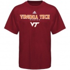 adidas Virginia Tech Hokies Maroon True Basic T-shirt