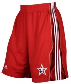 Adidas Mens NBA Basketball All-Star West Shorts, Red