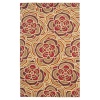 Safavieh Blossom Collection Handmade Beige Hand-Spun Wool Area Rug, 5-Feet by 8-Feet