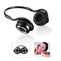 Britelink Bluetooth Stereo Headset With Microphone: Foldable Design For Portability, Back-hang Style Provides Best Comfort for Long Time Wearing. -- by CyberTech®