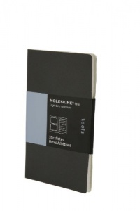 Moleskine Folio Tools Stick Notes: 3 Packs of 20 Stick Notes (2 Plain/1 Ruled)