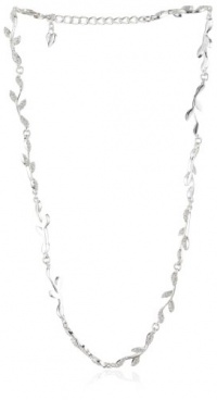 Carolee LUX Sterling Sterling Silver Tiny Crystal Vine Necklace