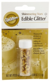 Wilton Edible Glitter, Gold Stars