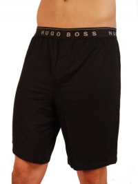 HUGO BOSS Men's Sleepwear Modal Short, Black, Medium