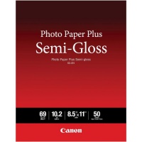 Canon Photo Paper Plus Semi-Gloss, 8.5x11, 50 Sheets