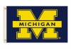 NCAA Michigan Wolverines 3-by-5 Foot Flag M Logo with Grommets