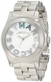 Marc by Marc Jacobs Rivera White Dial Stainless Steel Unisex Watch MBM3136