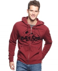 Showing the love. You love the Rolling Stones and you're not afraid to show it in this hoodie by the Rolling Stones.