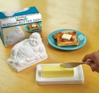 Gama-Go Buddah Butter Dish