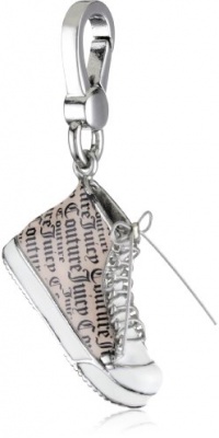 Juicy Couture Charms Silver-Tone High-Top Sneaker Charm