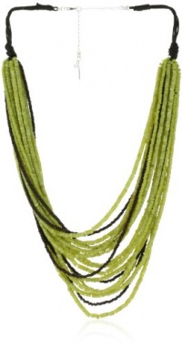 Kenneth Cole New York Urban S and  Lime Green Seed Bead Necklace